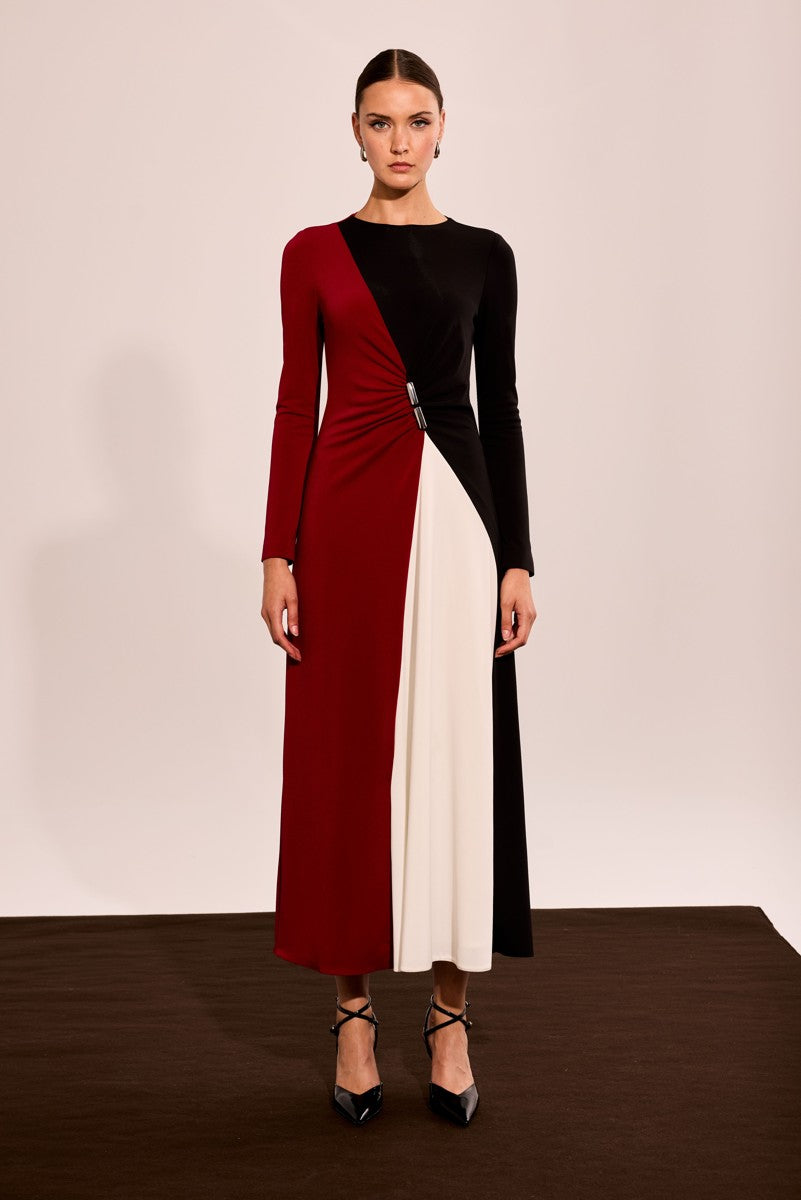 Vestido Tricolor