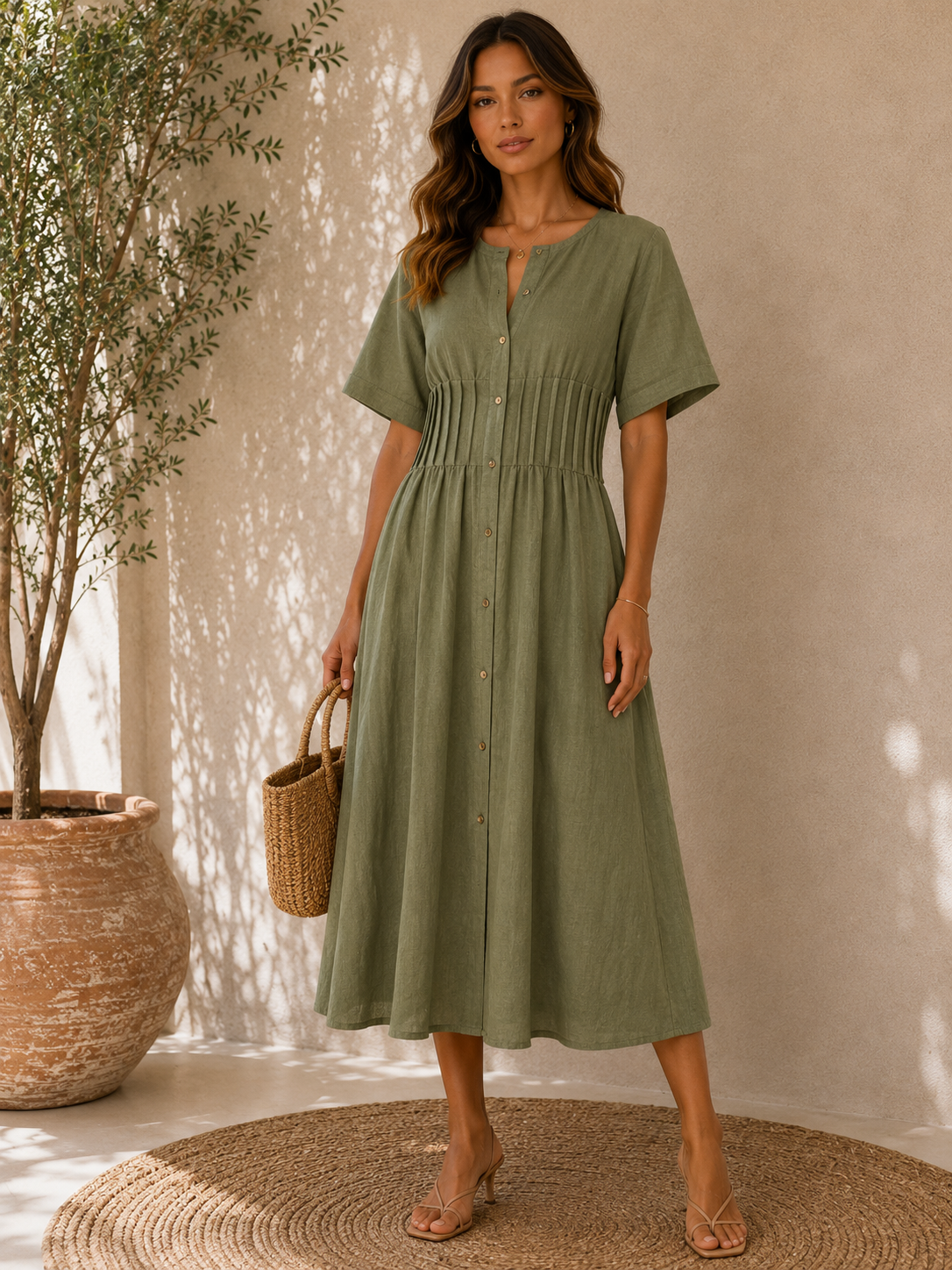 Vestido Oliva