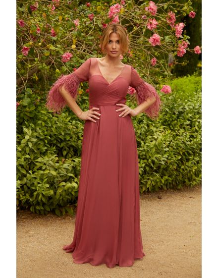 Alma Couture - Vestido Couture Wine